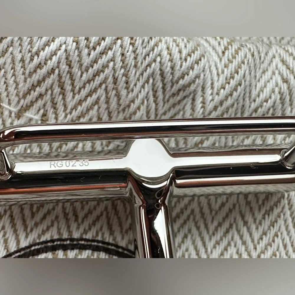 HERMES H d'Ancre Belt Buckle & Reversible leather strap 90 K AU 100 MM Noir/gold